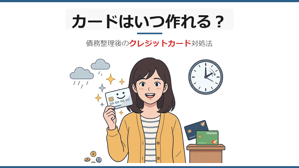 債務整理後のクレジットカード｜いつ作れる？完全対処法2026